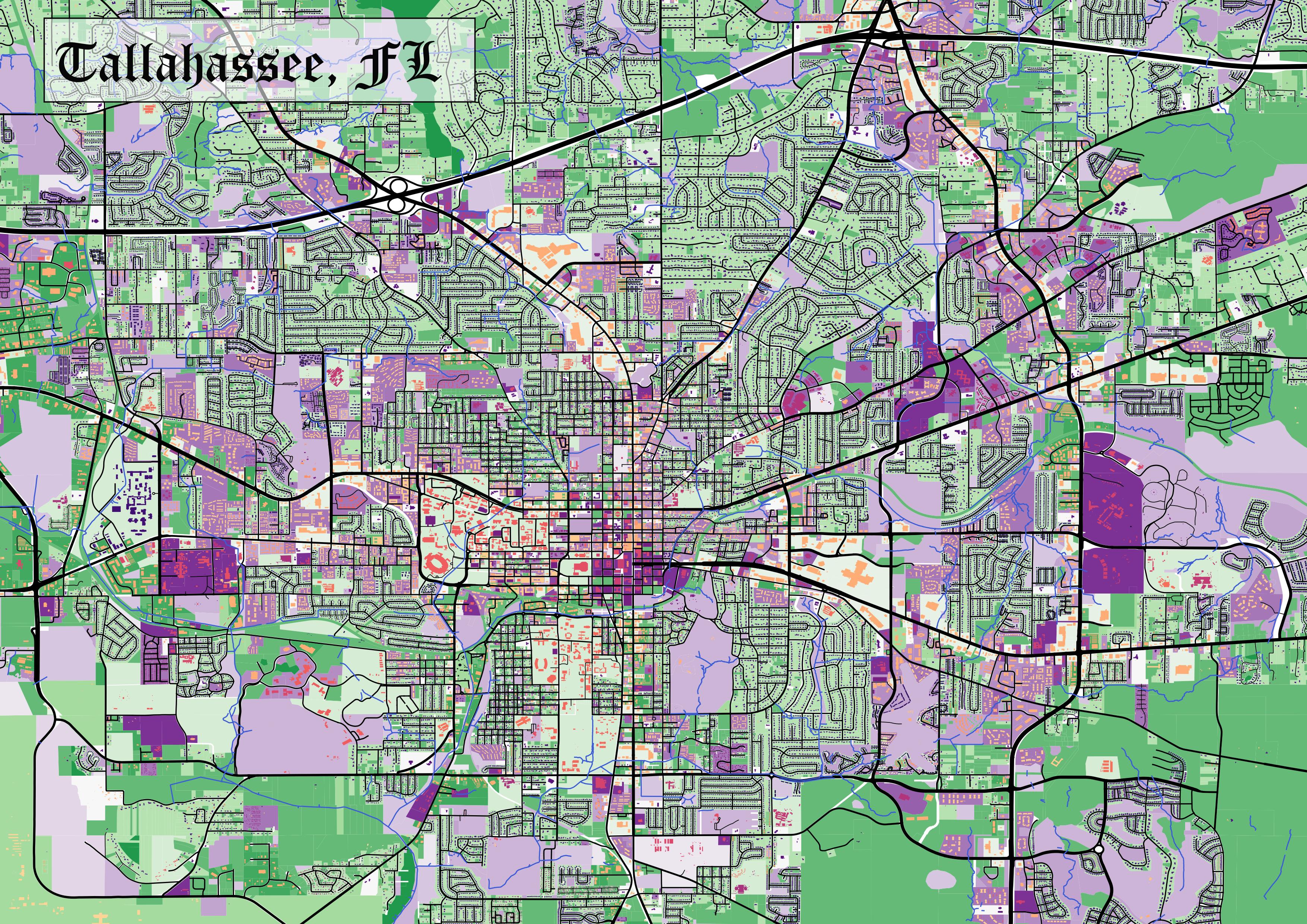 GIS Layers of Tallahassee - Beck Frydenborg